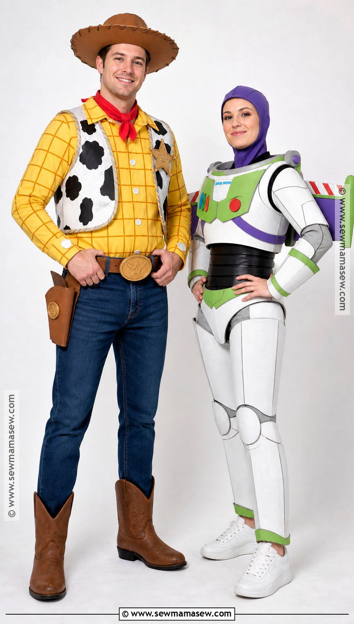 Cardboard Buzz And Woody Costume - 35 buzz and woody costume ideas