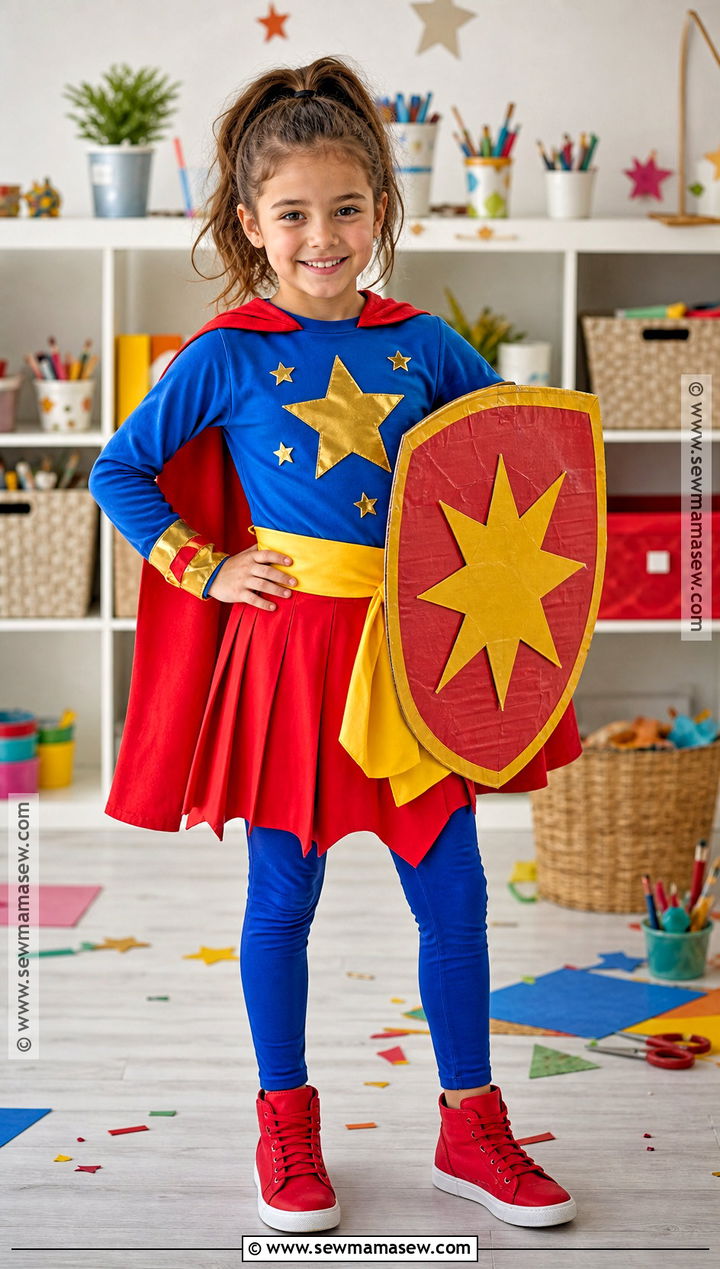 Cardboard Emblem Superman Costume - 30 Superman Costume Ideas for Girls
