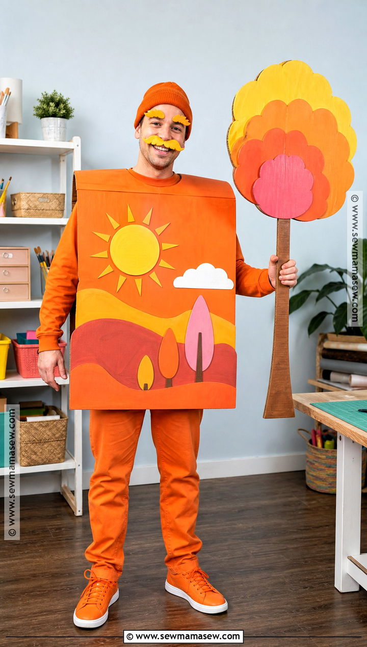 Cardboard Lorax Costume - 50 lorax costume ideas
