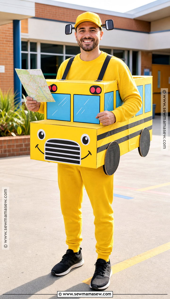 Cardboard Magic School Bus Costume - 30 Magic School Bus Costume Ideas