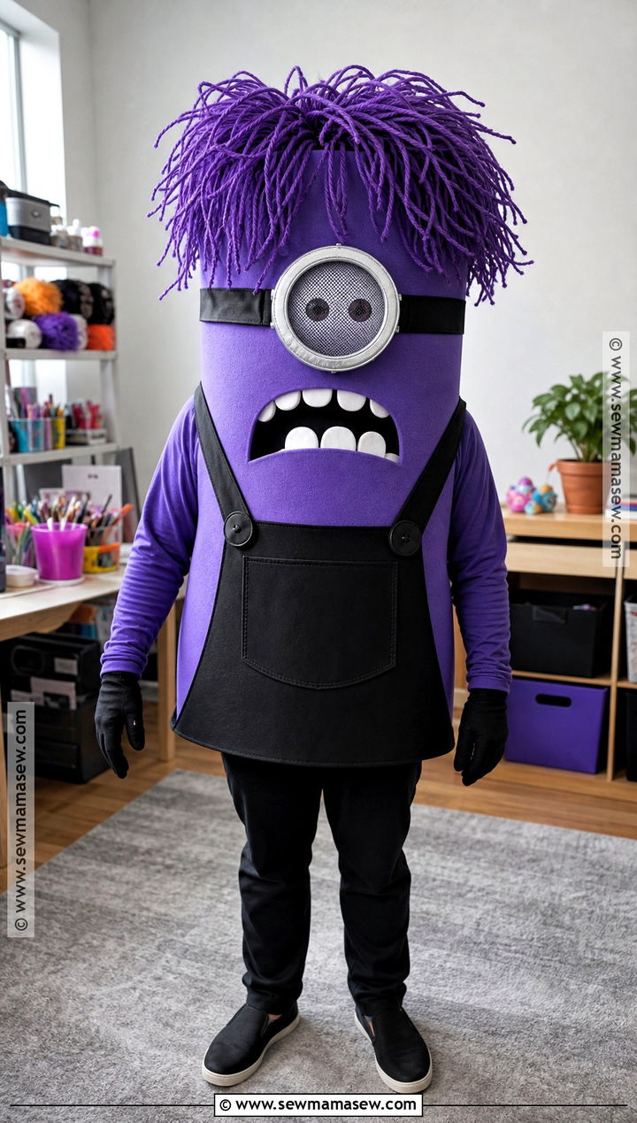 Cardboard Purple Minion Costume - 40 purple minion costume ideas