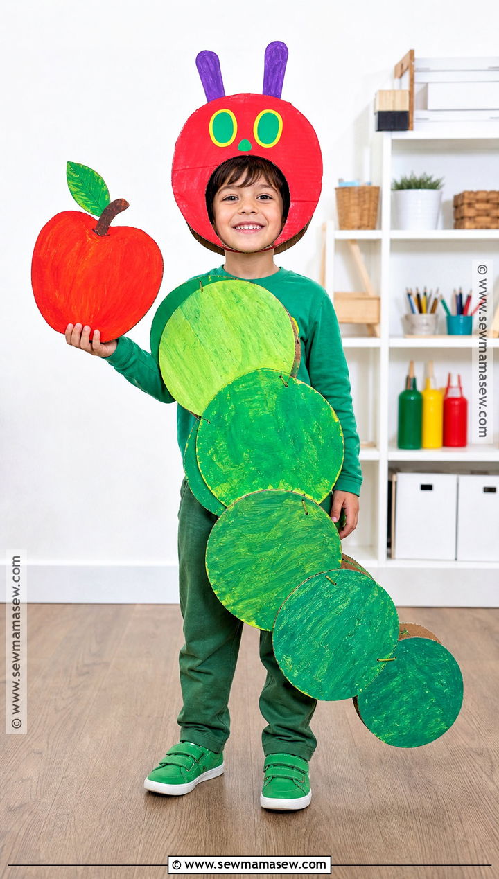 Cardboard Very Hungry Caterpillar Costume - 30 the very hungry caterpillar costume ideas