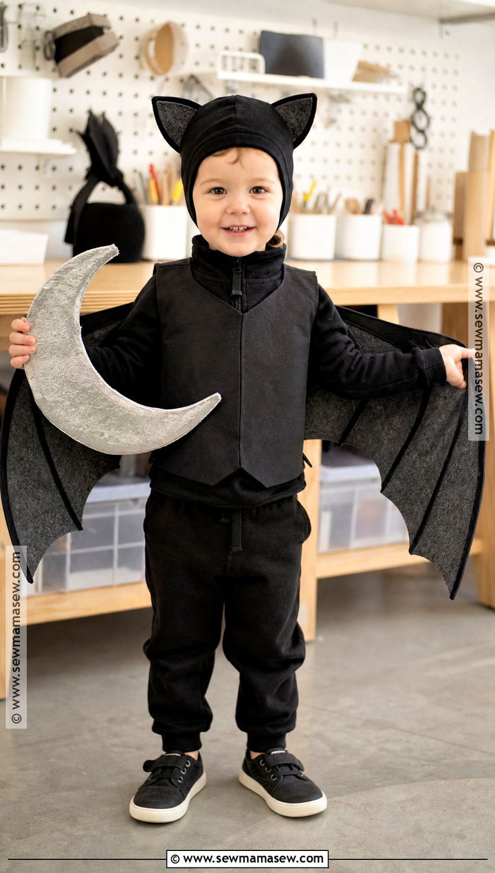 Cardboard Wing Toddler Bat Costume - 30 toddler bat costume ideas