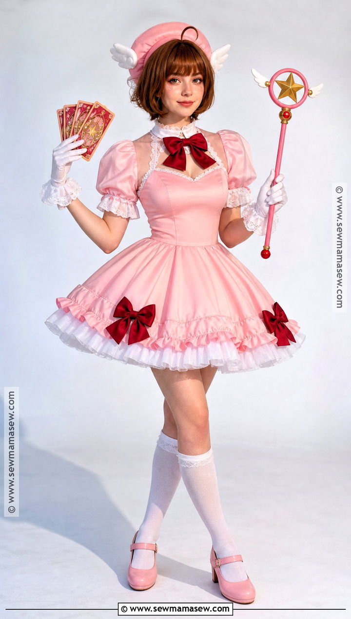 Cardcaptor Sakura Cosplay With Pink Dress - 40 anime cosplay outfits
