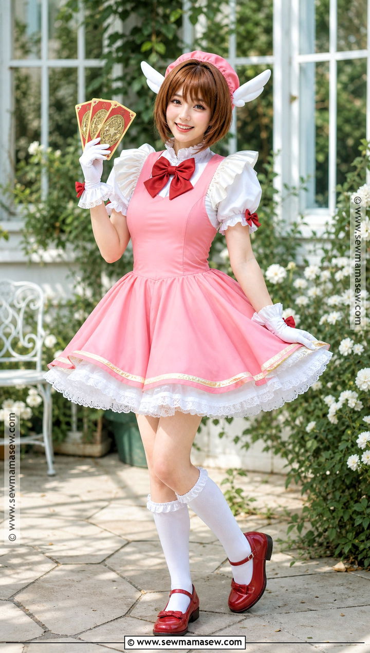 Cardcaptor Sakura Cosplay With Pink Dress - 30 seeu cosplay ideas