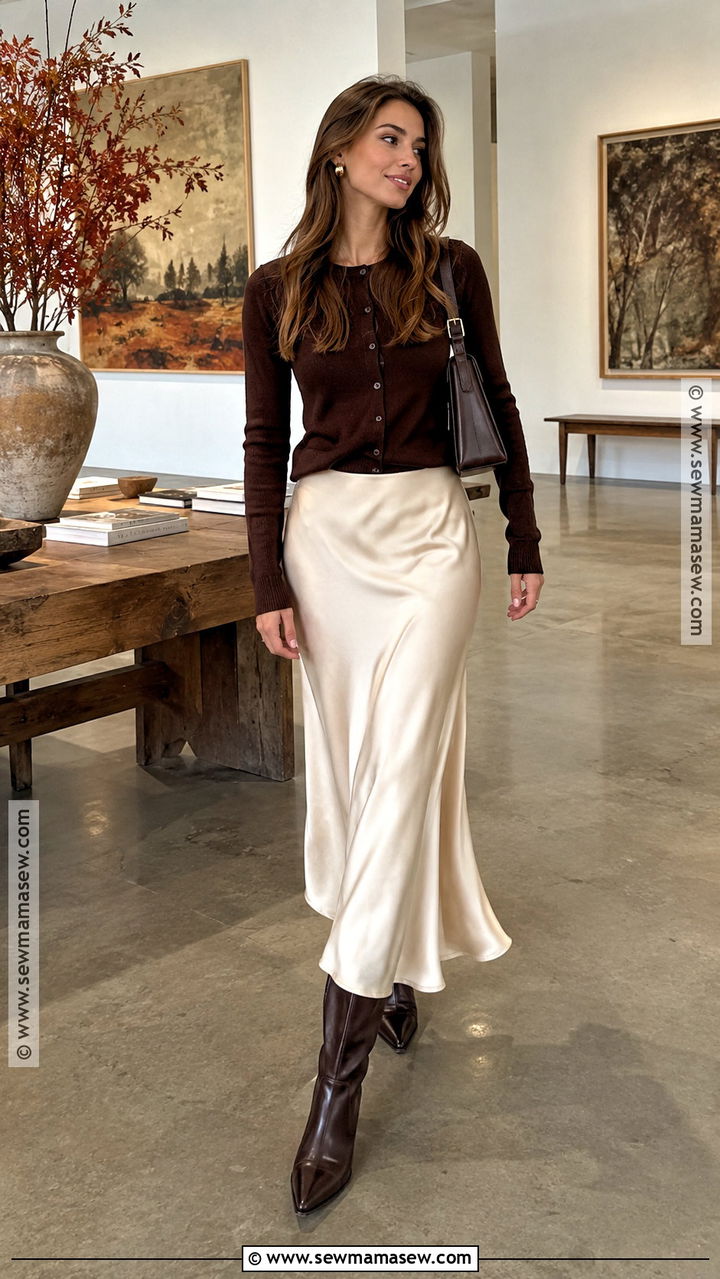 Cardigan And Maxi Skirt Fall Outfit - 20 kendall jenner fall outfits