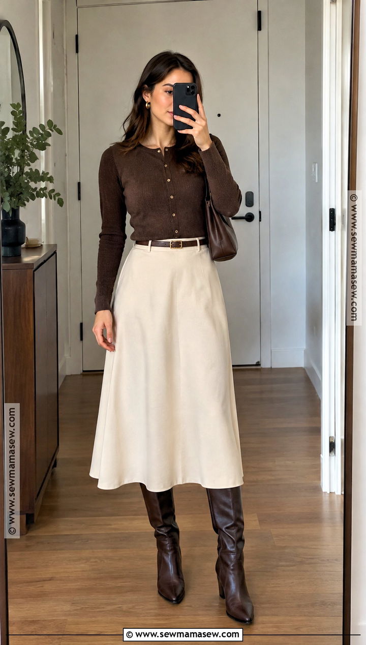 Cardigan And Midi Skirt Outfit - 15 new york street style fall ideas 2026