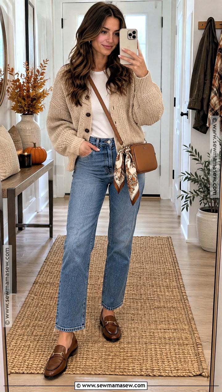 Cardigan Autumn Festival Outfit - 25 autumn festival outfit ideas