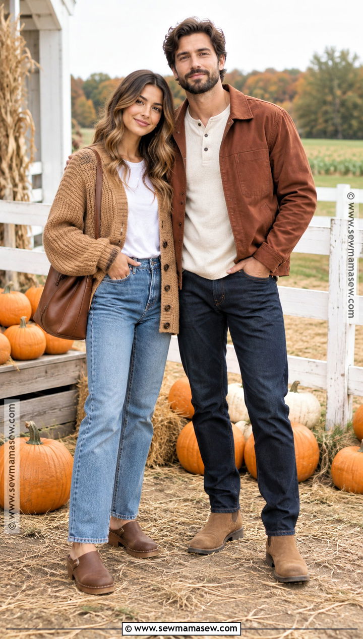 Cardigan Pumpkin Patch Couple Outfit - 25 Pumpkin Patch Couple Outfit Ideas