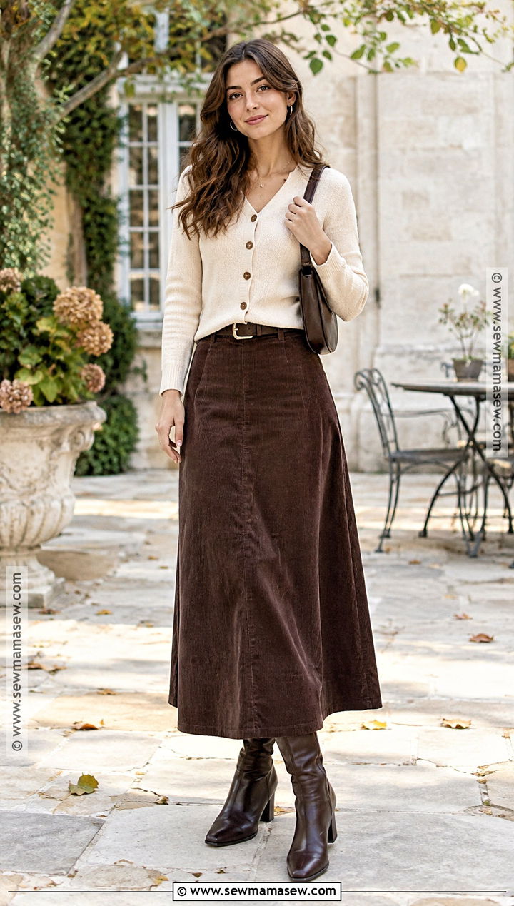 Cardigan With Maxi Skirt And Boots - 15 fall 2026 fashion trends casual