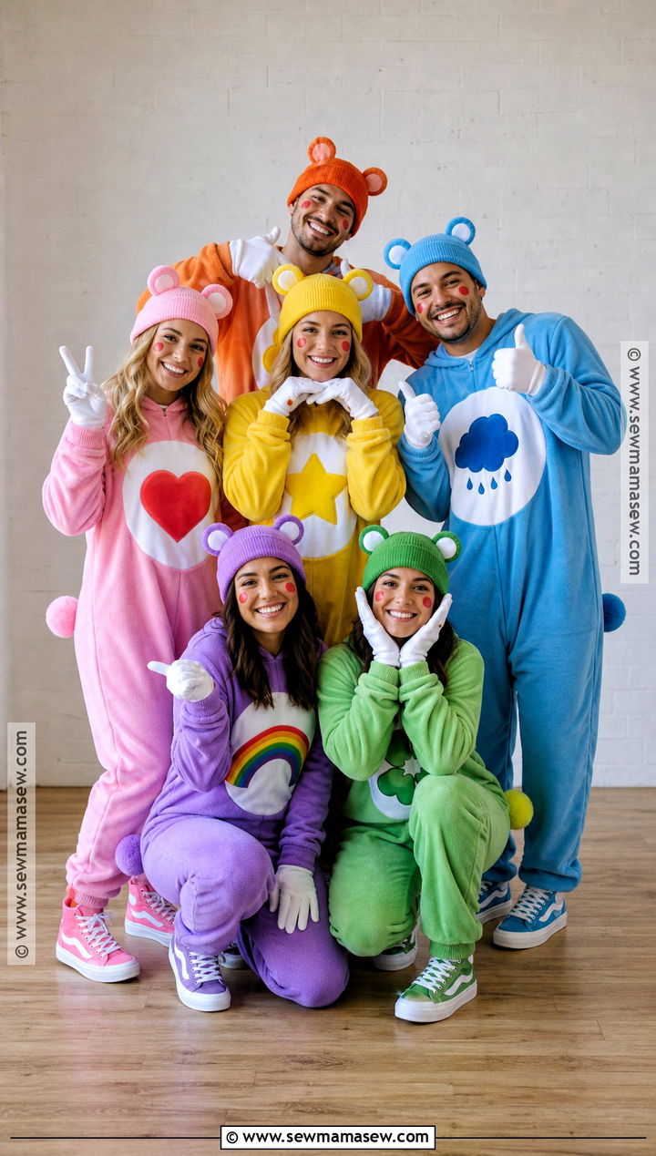 Care Bears Group Costume - 35 easy group costumes