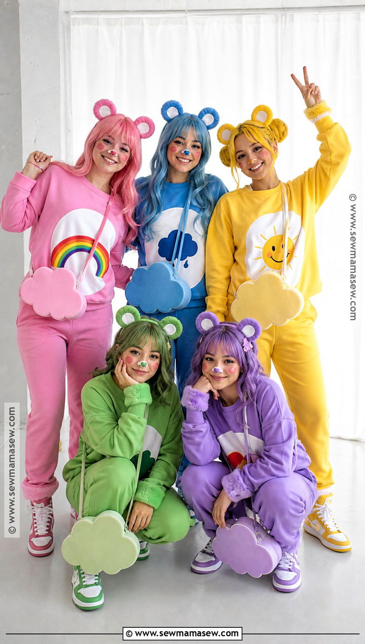 Care Bears Group Costume - 35 halloween costumes 5 people