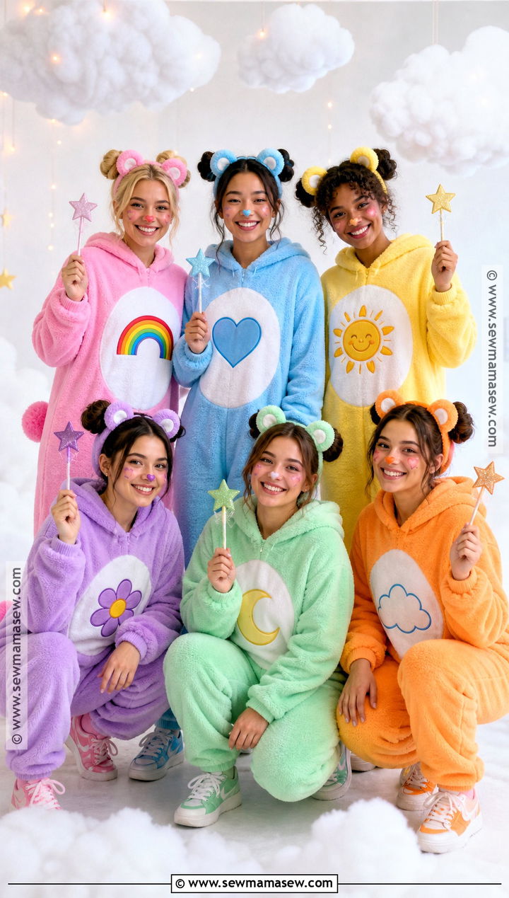 Care Bears Group Costume - 40 cute group halloween costumes
