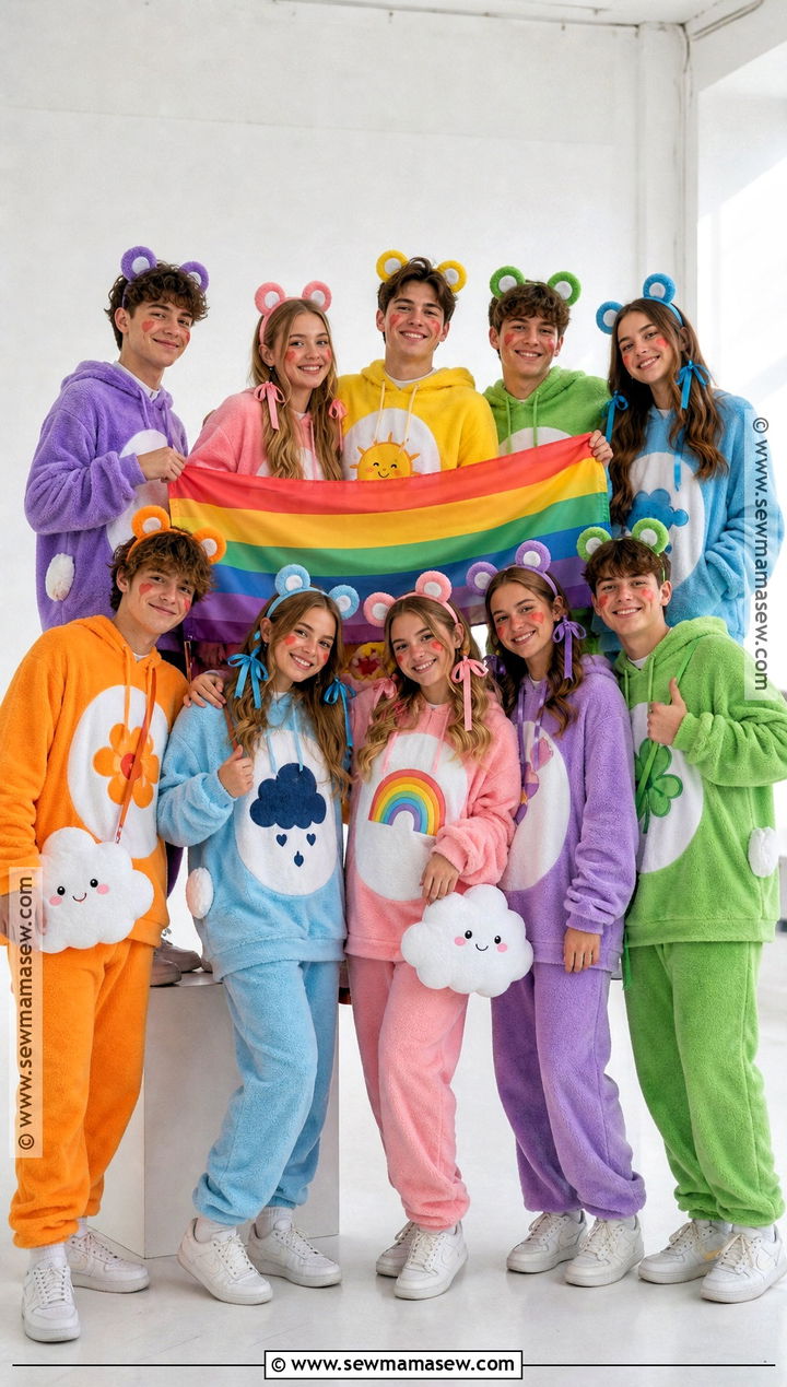 Care Bears Group Costume - 40 Group Halloween Costumes for Teens
