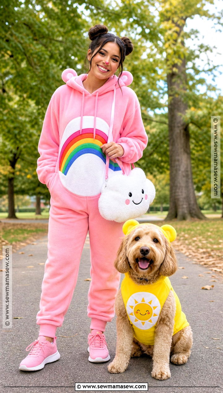 Care Bears Owner And Dog Costume - 30 care bears halloween costume ideas