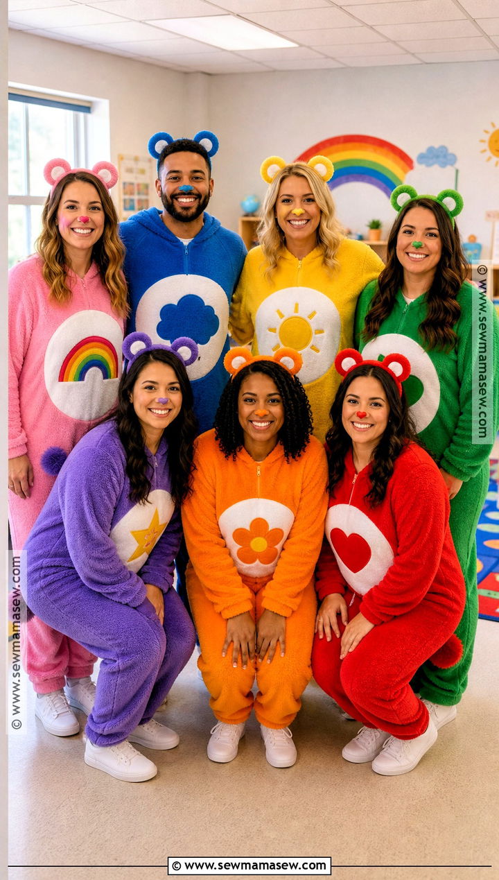 Care Bears Teacher Group Costume - 35 teacher halloween costumes group