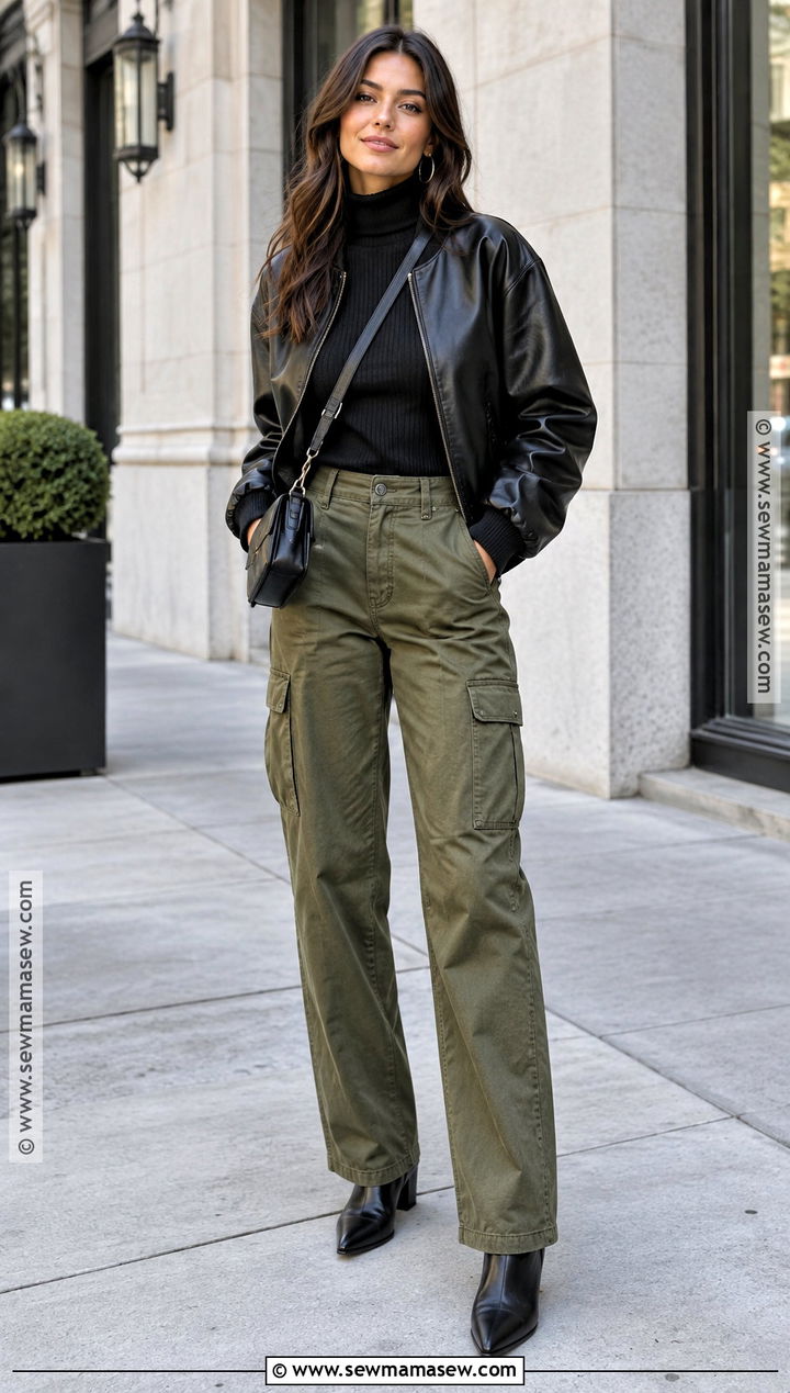 Cargo Pants And Fitted Sweater Outfit - 15 fall winter 2026 outfits