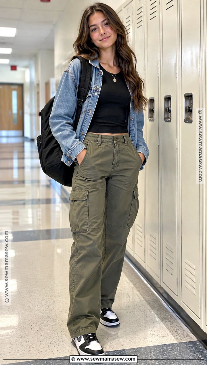 Cargo Pants Back To School Outfit - 20 back to school outfits highschool freshman