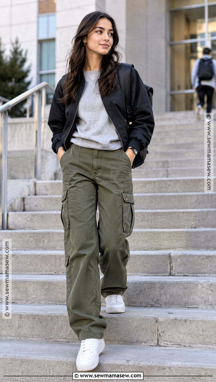 Cargo Pants Back To School Outfit - 20 Back To School Styles