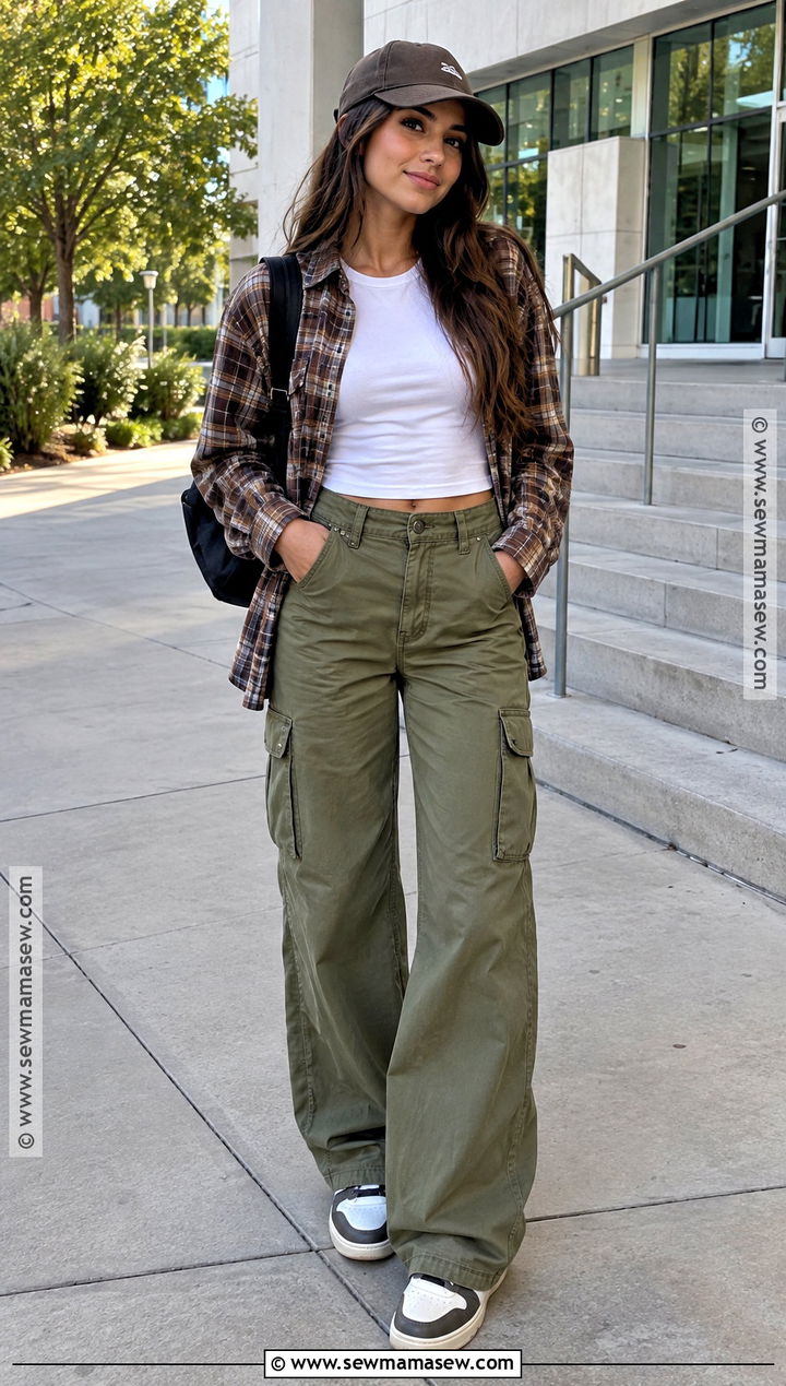 Cargo Pants College Outfit - 15 fall 2026 outfits college