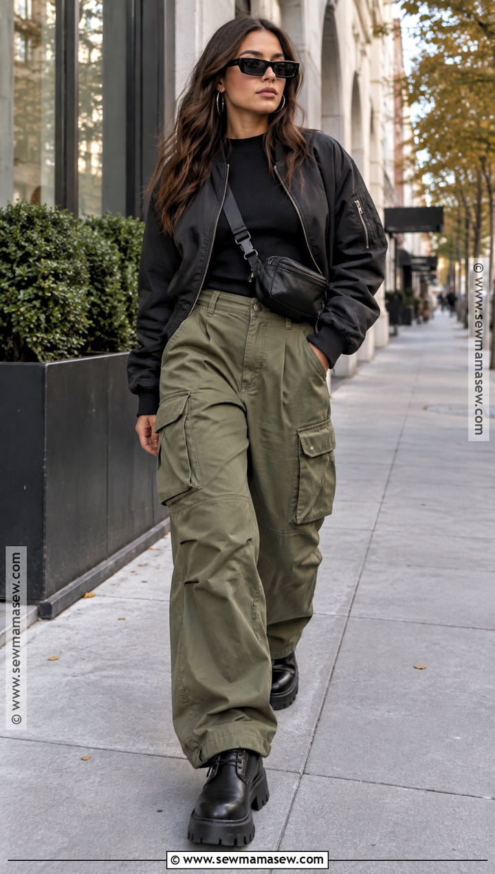 Cargo Pants Fall Outfit - 25 Edgy Fall Outfits