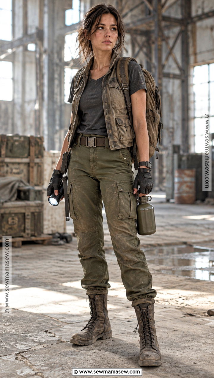 Cargo Pants Survivor Outfit - 30 Zombie Apocalypse Aesthetic Outfits