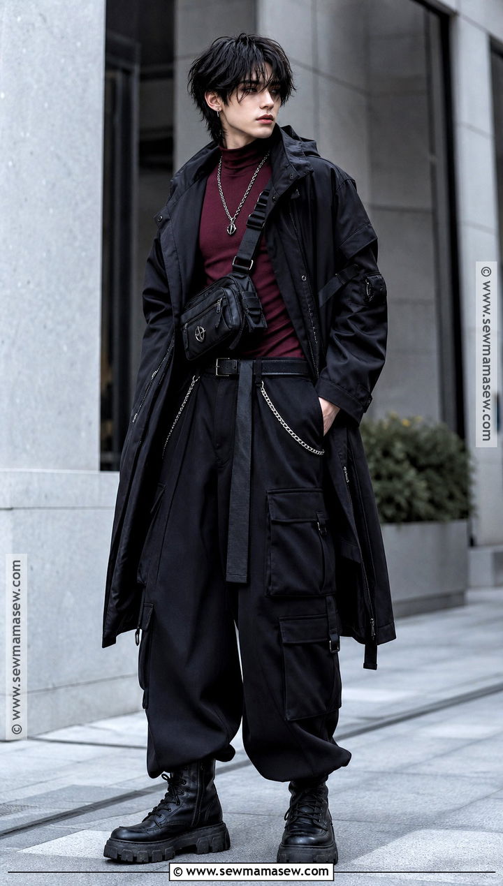Cargo Pants Vampire Aesthetic Outfit - 30 vampire aesthetic outfit male ideas