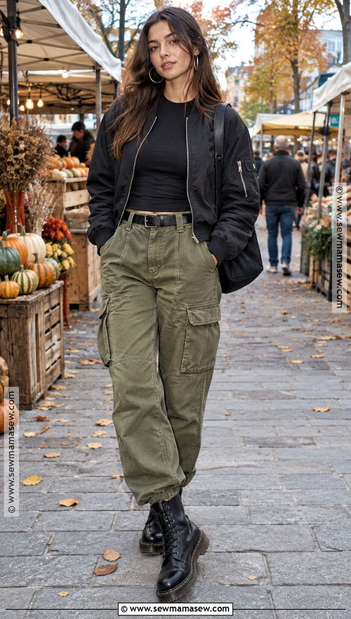 Cargo Pants With Doc Martens - 20 fall outfits with doc martens