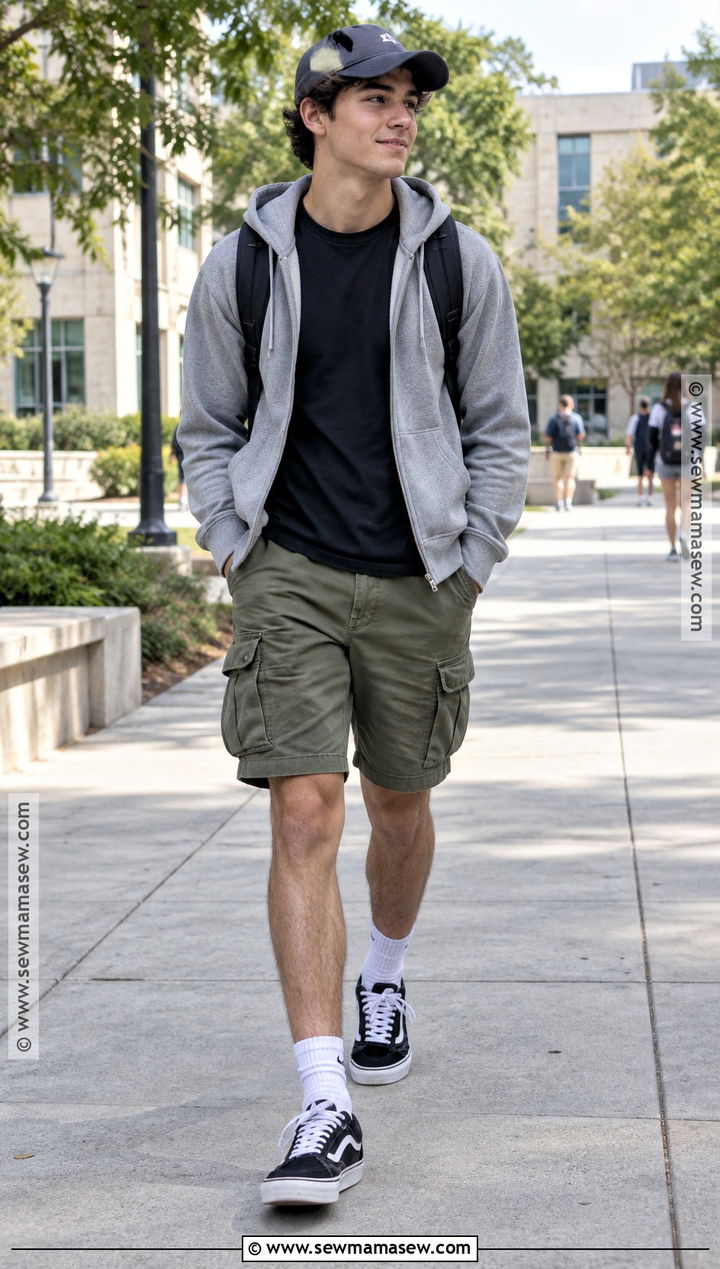 Cargo Shorts Outfit - 20 Back To School Shorts Ideas