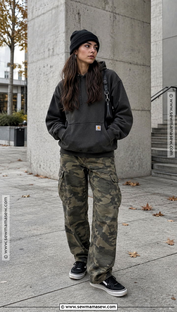 Carhartt Hoodie With Camo Cargo Pants - 15 carhartt hoodie fall style ideas