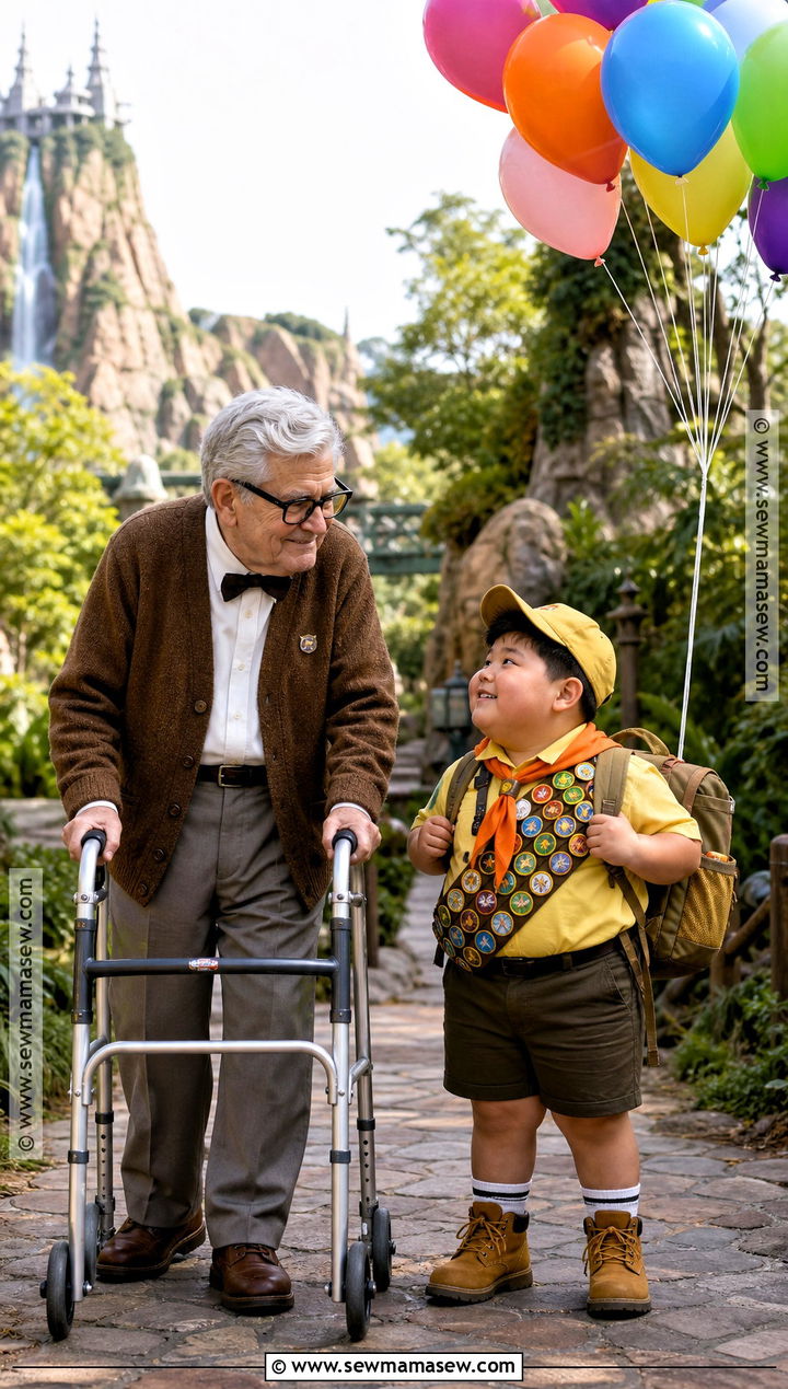 Carl And Russell Costume - 30 disney duo costumes