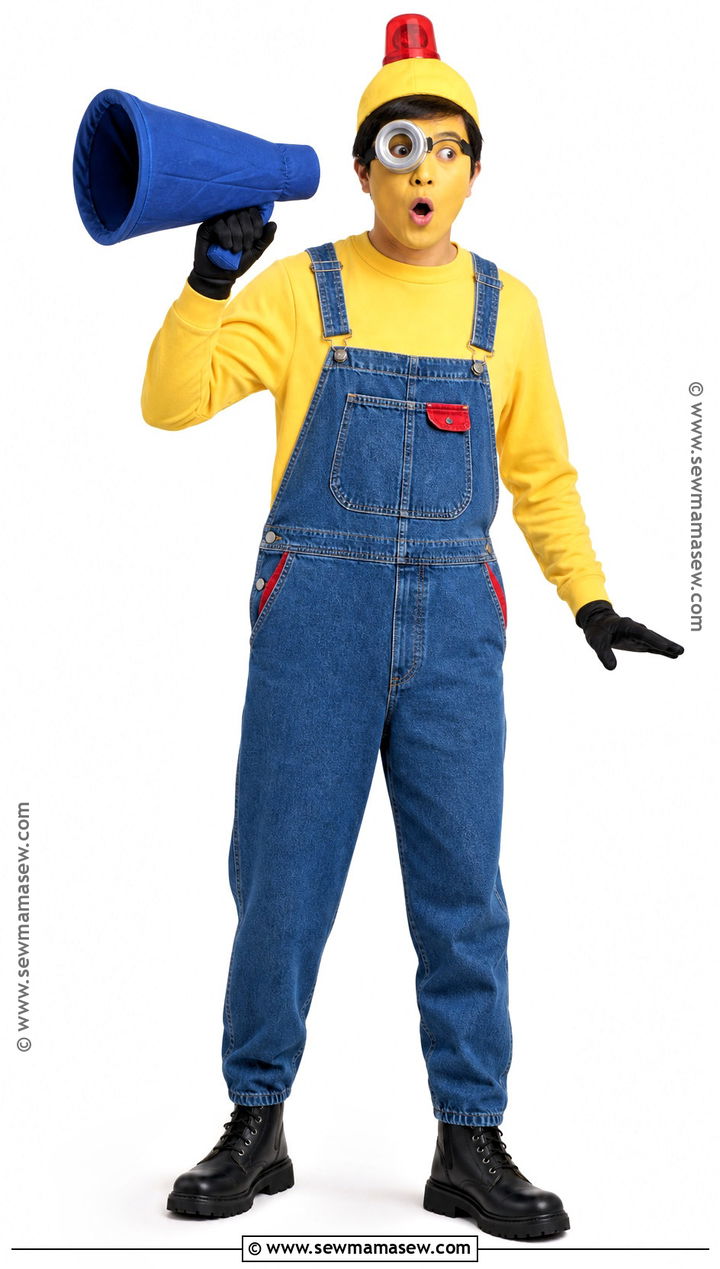 Carl Minion Costume With Siren Hat - 30 dispical me characters costumes