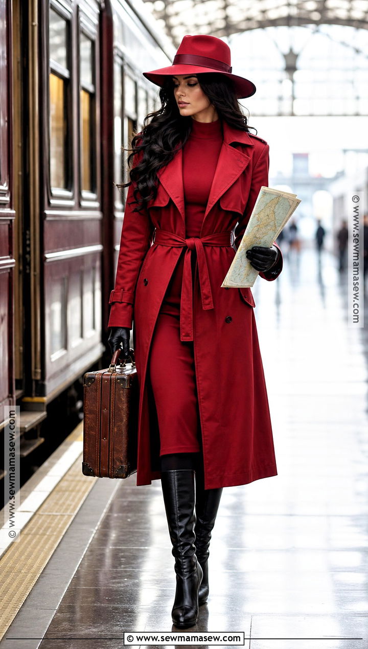 Carmen Sandiego Red Dress Costume - 35 red dress halloween costume ideas