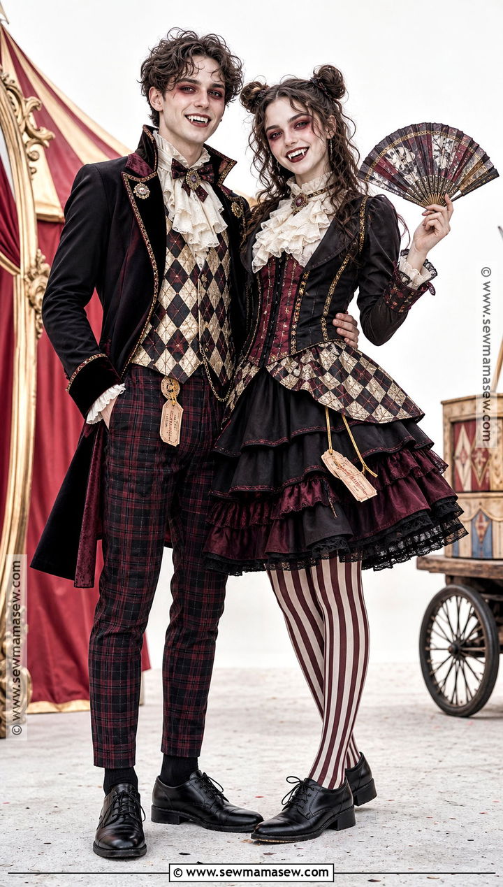 Carnival Vampire Couple Costume - 35 vampire costume ideas for couples