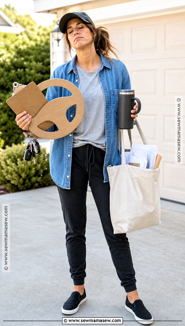 Carpool Captain Tired Mom Costume - 30 Tired Mom Costume Ideas