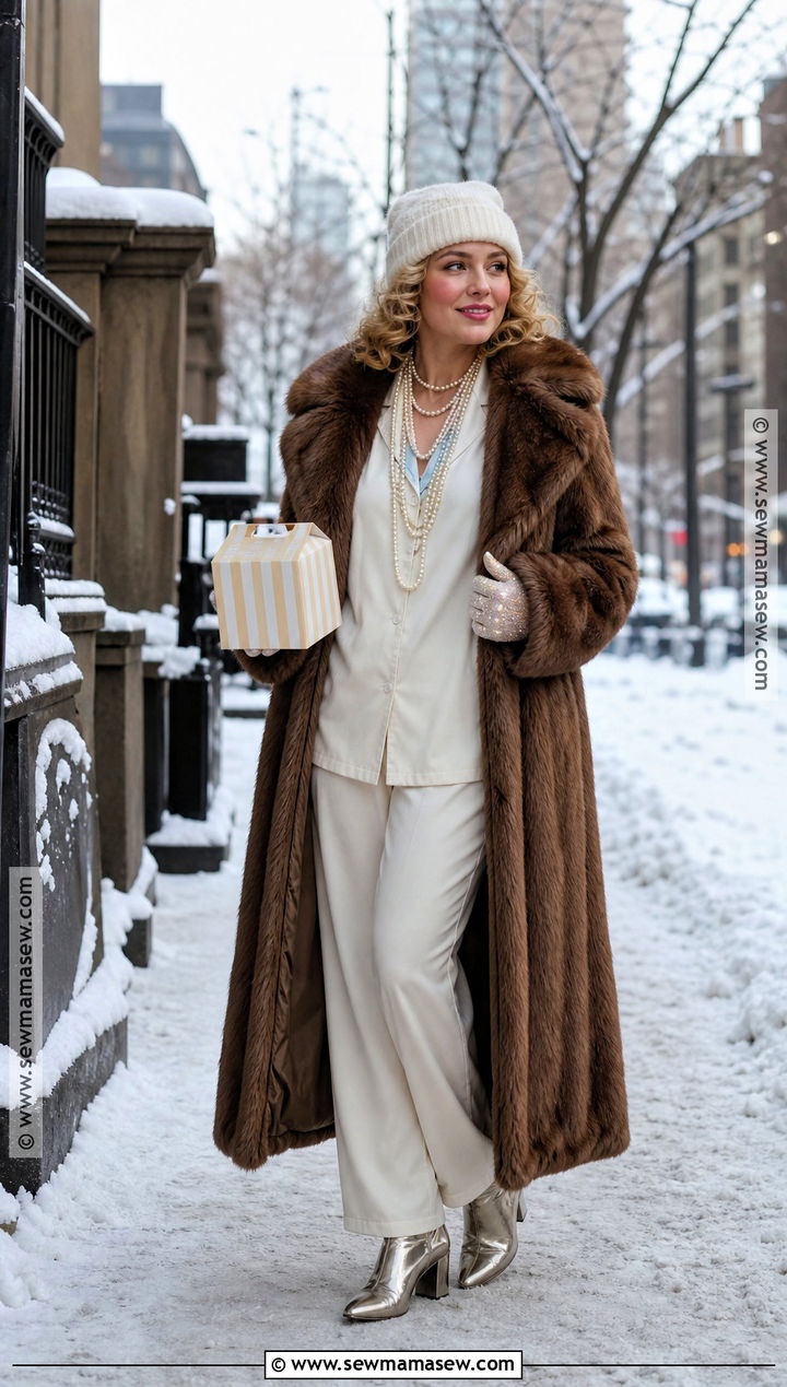 Carrie Bradshaw New Years Coat Costume - 30 Carrie Bradshaw Halloween Costume Ideas