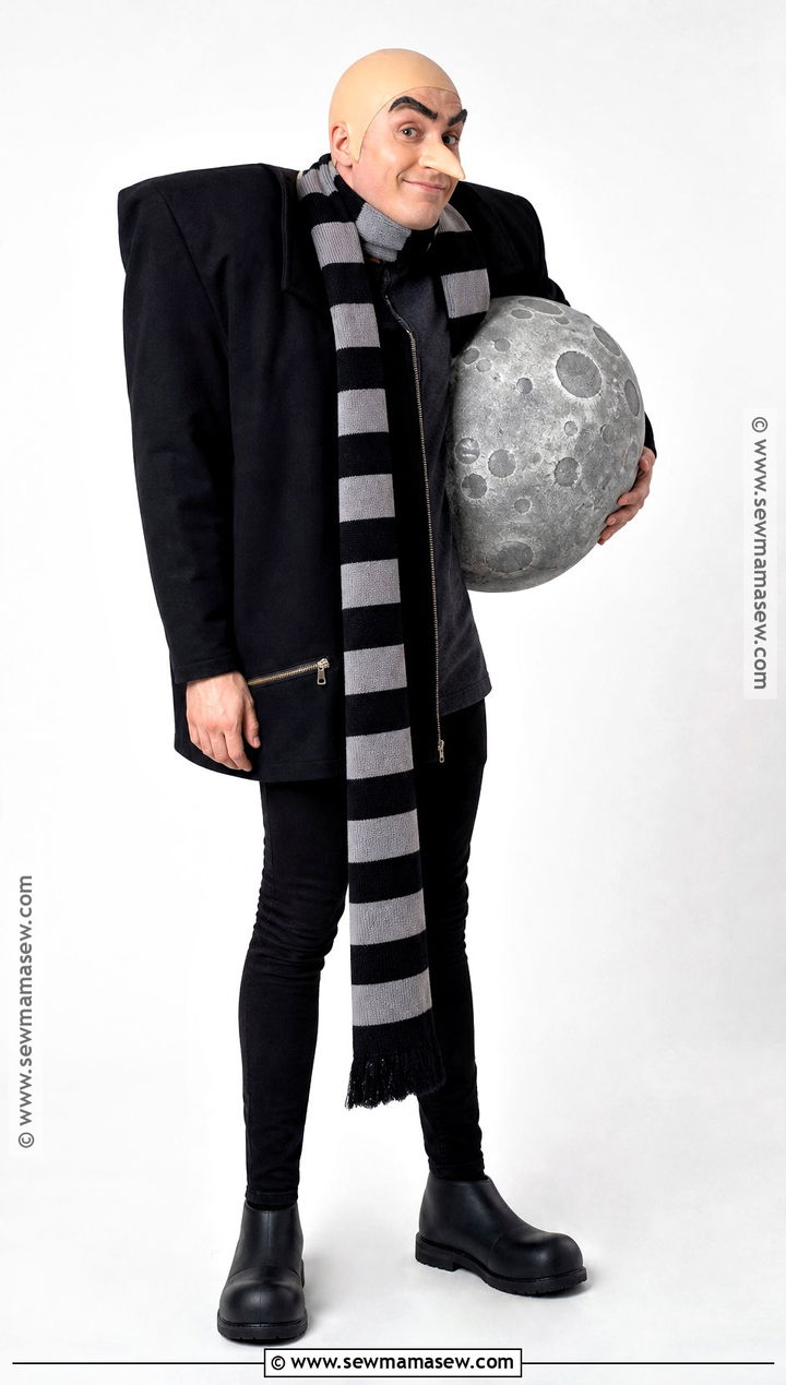 Cartoon Gru Costume With Oversized Coat - 40 gru costume ideas