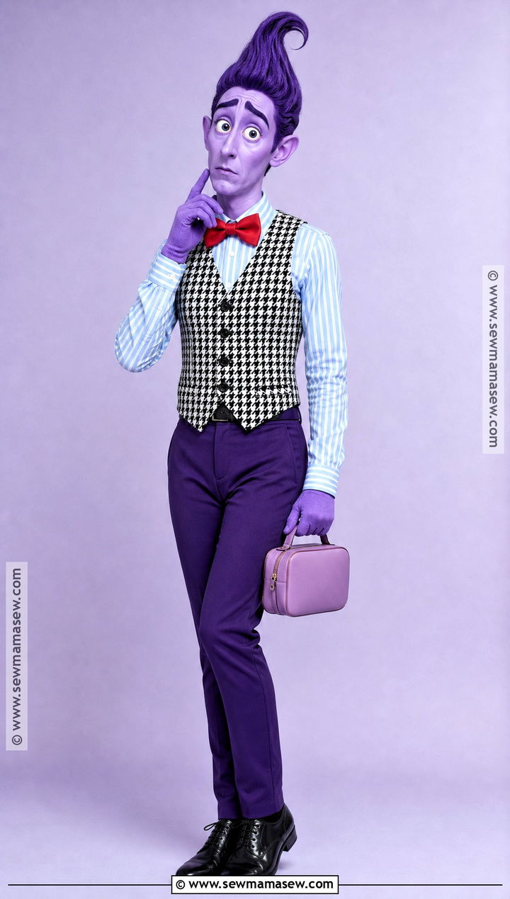 Cartoon Makeup Fear Inside Out Costume - 30 fear inside out costume ideas