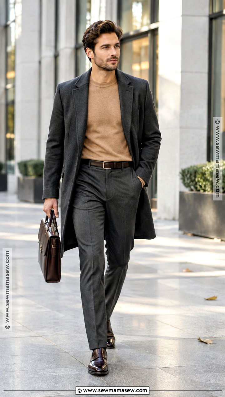 Cashmere Sweater With Tailored Trousers - 15 Fall Sweaters for Men