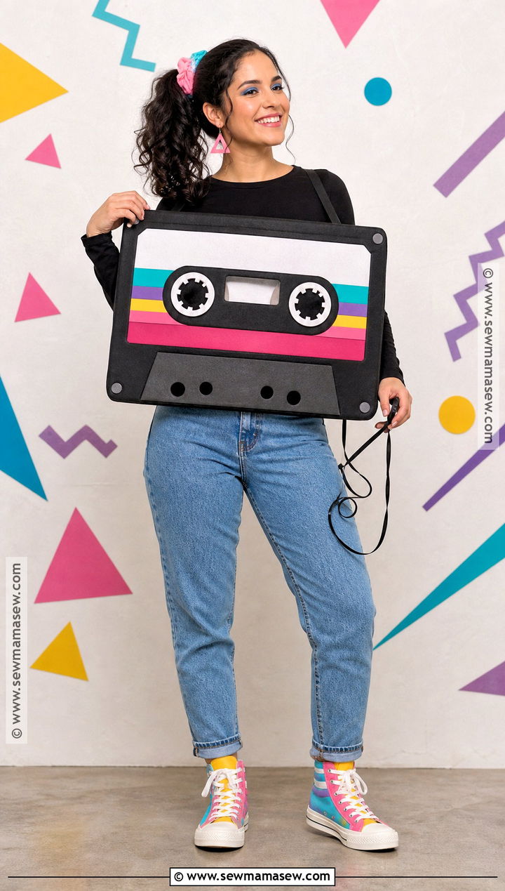 Cassette Mixtape Costume - 30 original halloween costumes for women