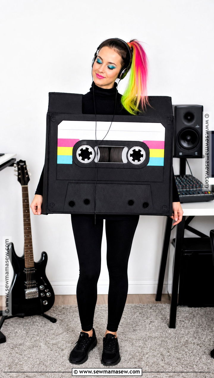 Cassette Tape Costume - 35 80s halloween costumes