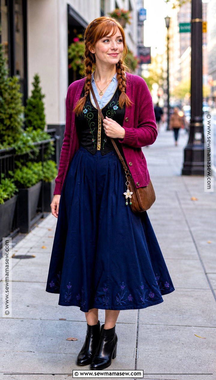 Casual Anna Disneybound Outfit - 40 anna frozen costume ideas
