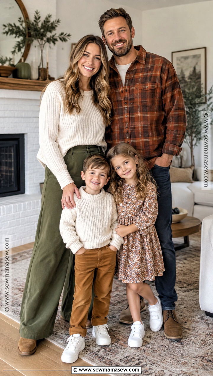 Casual At Home Thanksgiving Family Outfit - 25 thanksgiving family outfits