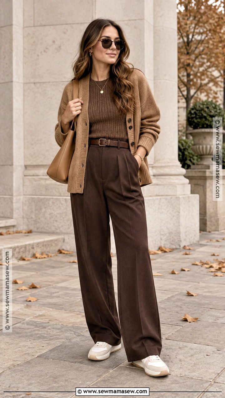 Casual Autumn Brown Monochrome Outfit - 25 outfit ideas autumn casual