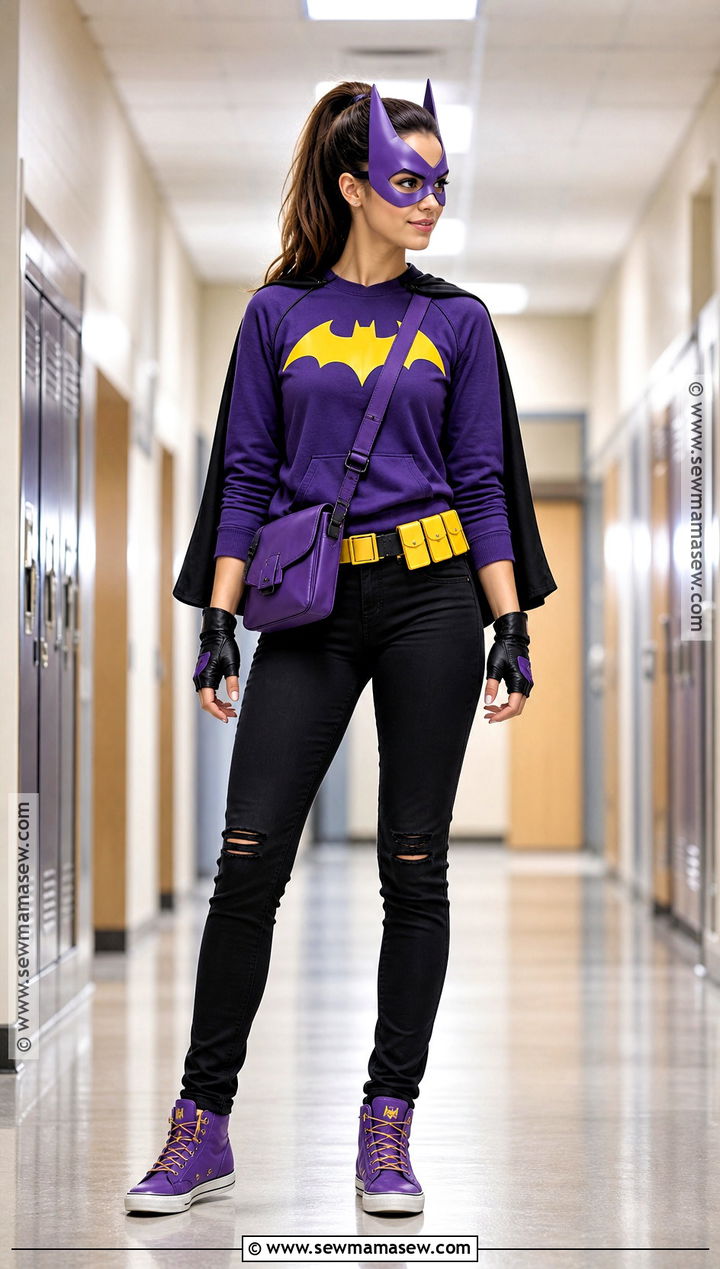 Casual Batgirl Costume - 40 batman costume ideas for women