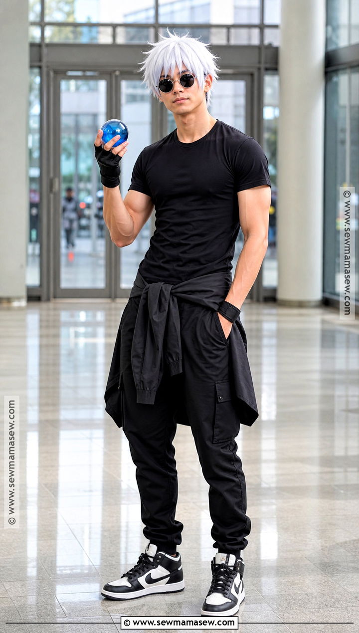 Casual Black T Shirt Gojo Cosplay - 50 gojo cosplay ideas