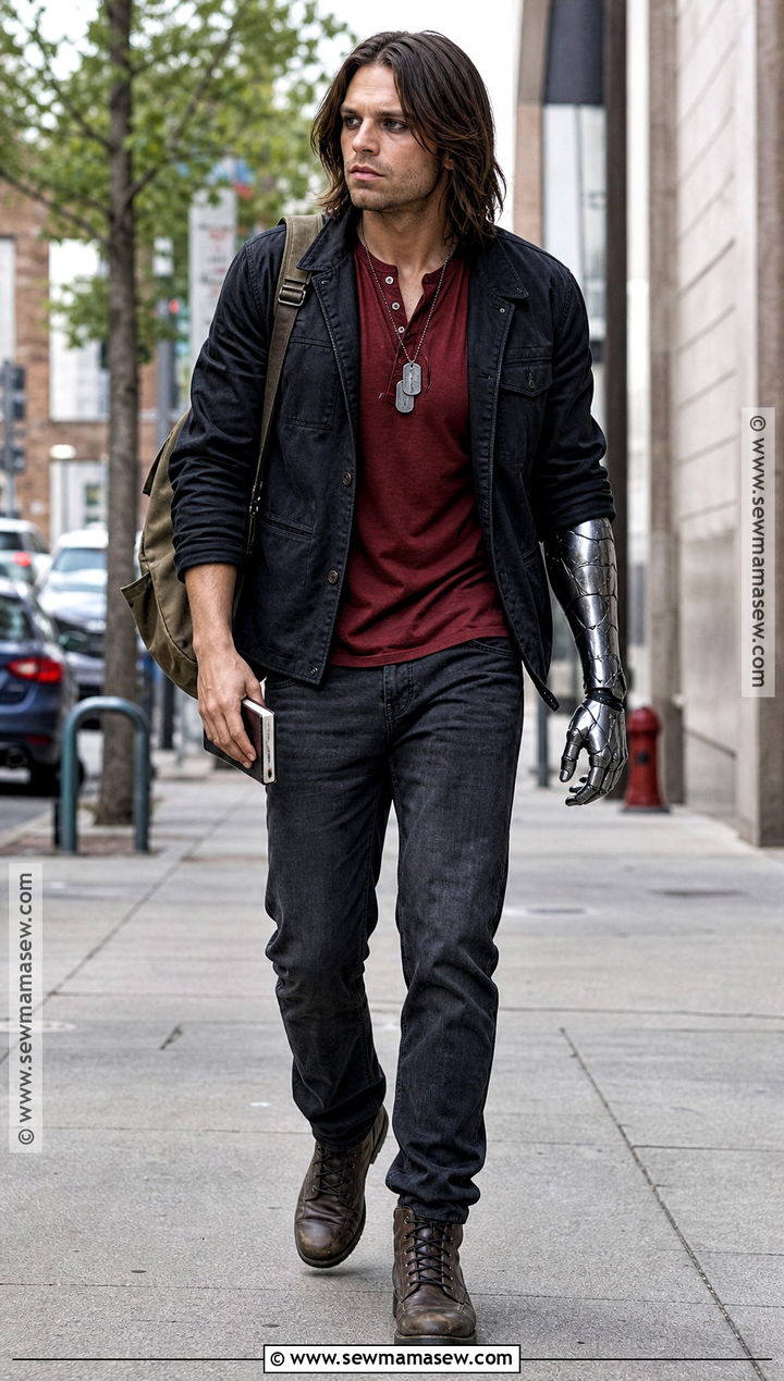 Casual Bucky Winter Soldier Costume - 30 winter soldier costume ideas