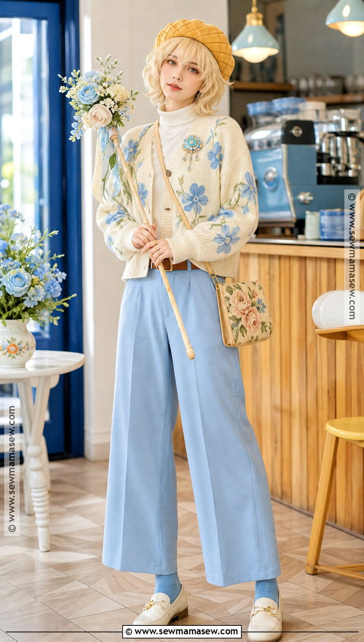 Casual Cardigan Pure Vanilla Cookie Costume - 30 Pure Vanilla Cookie Costume Ideas