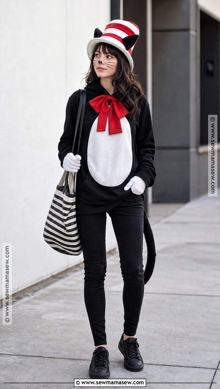 Casual Cat In The Hat Costume - 30 cat and the hat costume ideas