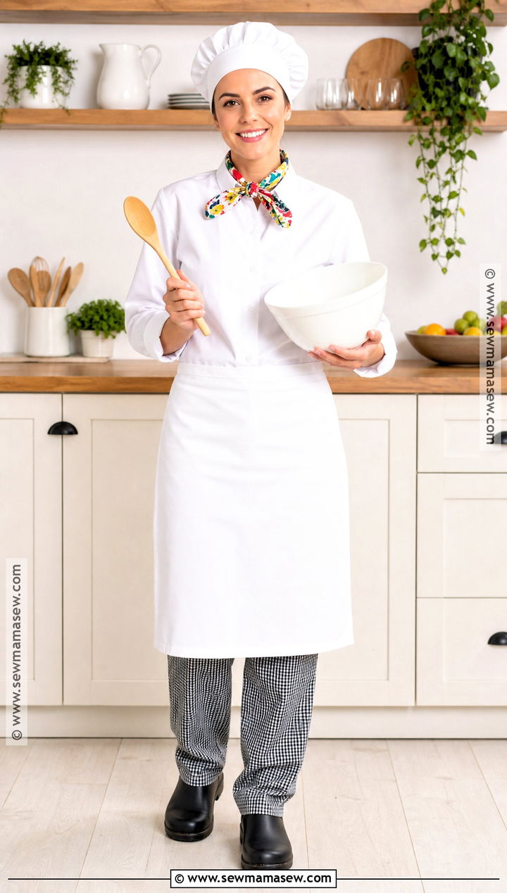 Casual Chef Costume With Checked Pants - 35 casual halloween costumes